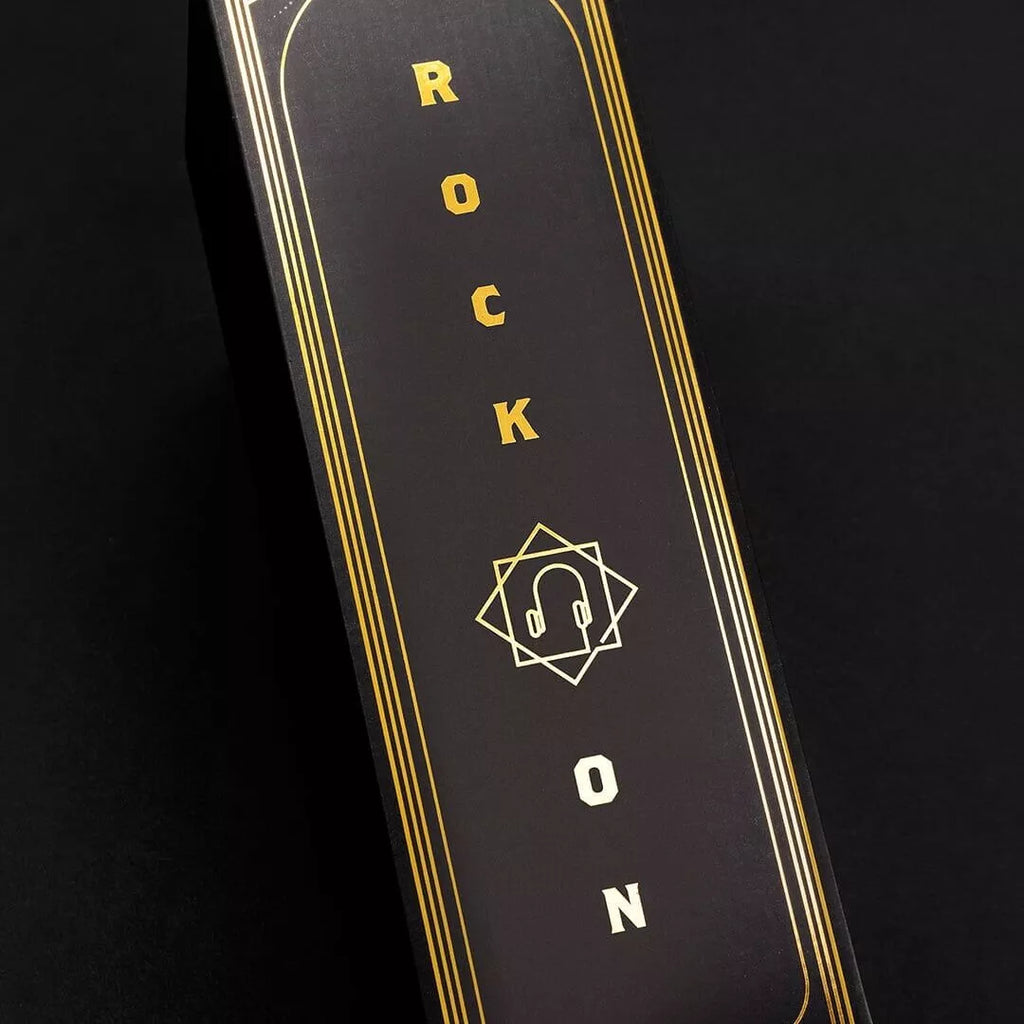 Support pour casque Rock On doré