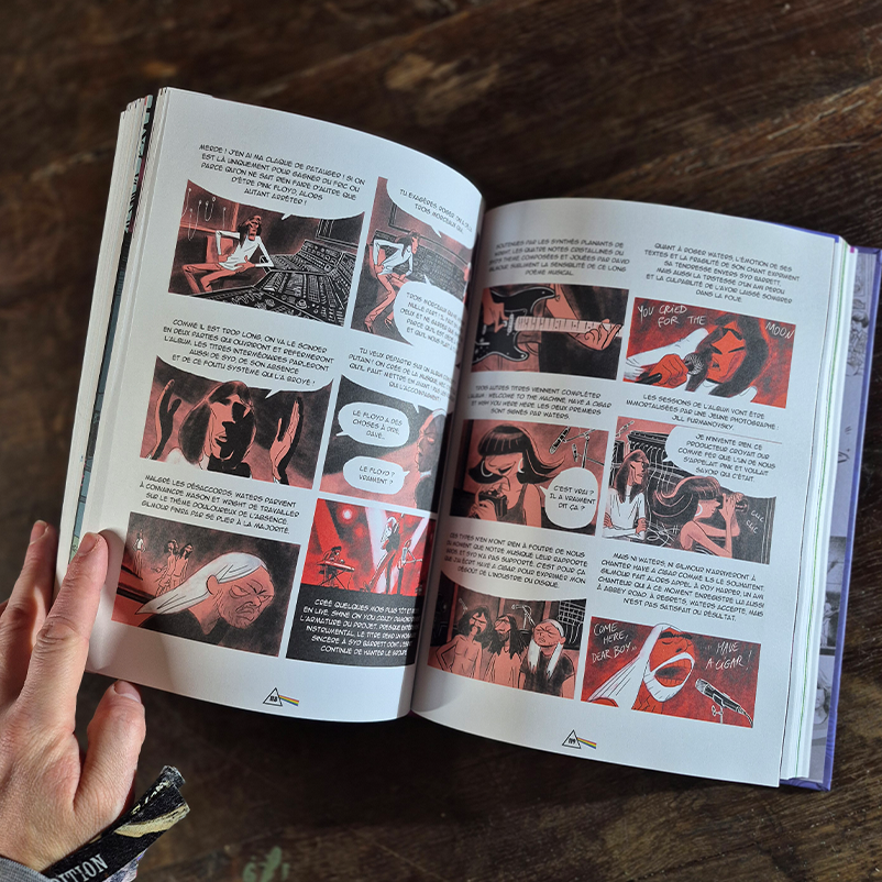 Livre - BD reportage de Pink Floyd