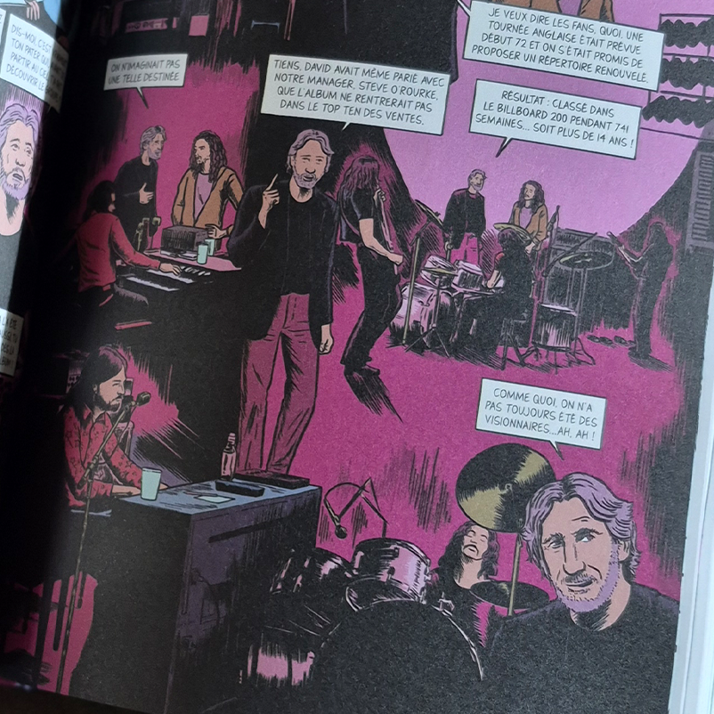 Livre - BD reportage de Pink Floyd