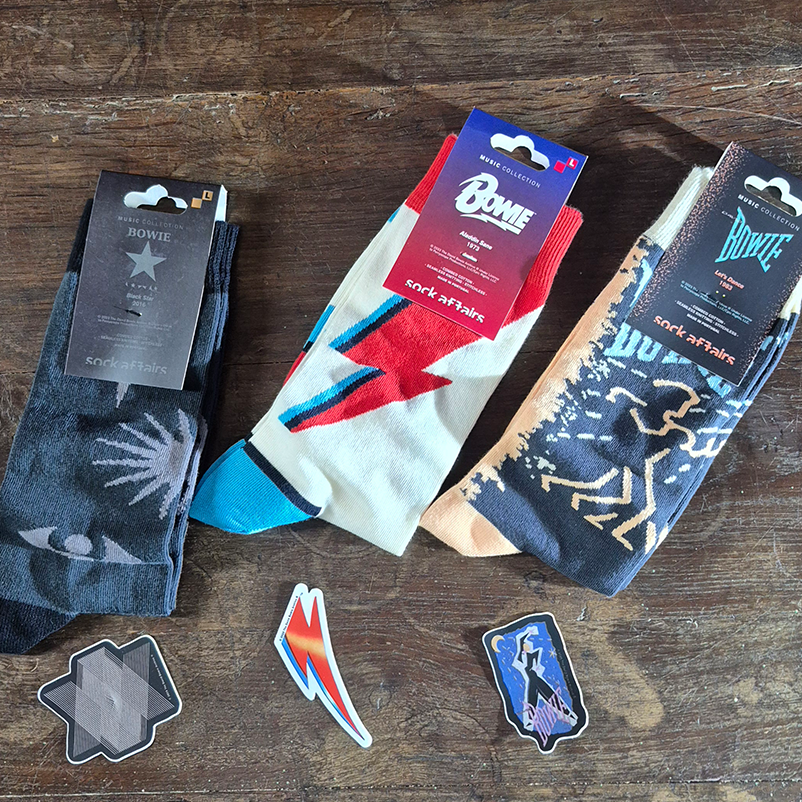 Pack 3x Chaussette David Bowie officielle