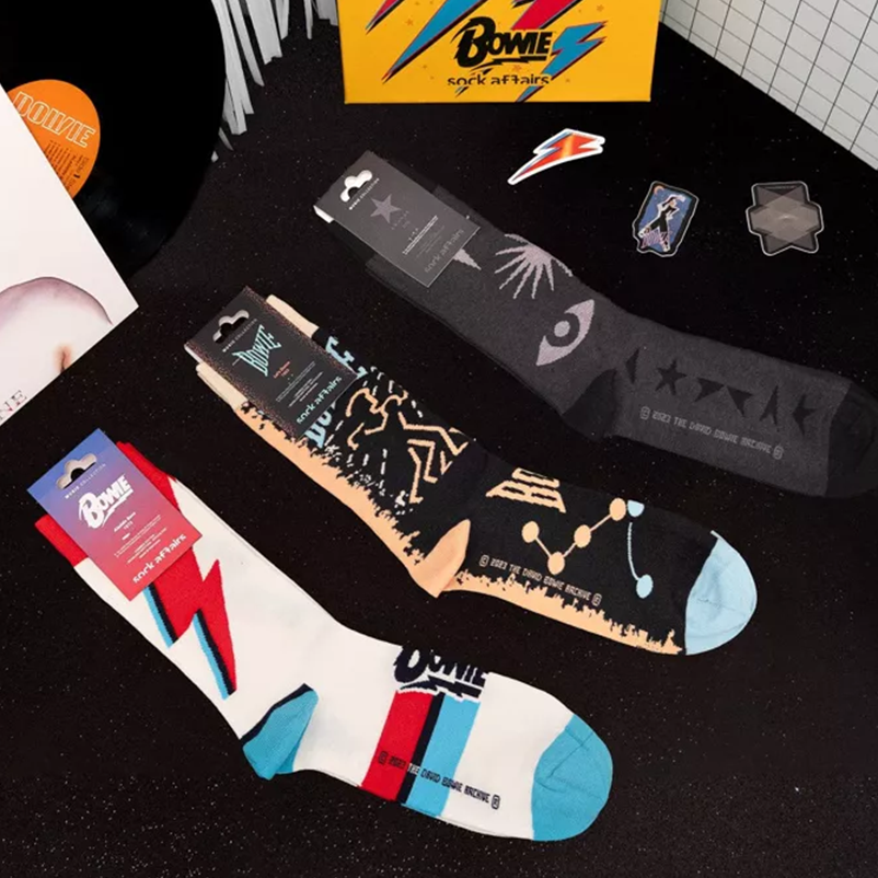 Pack 3x Chaussette David Bowie officielle