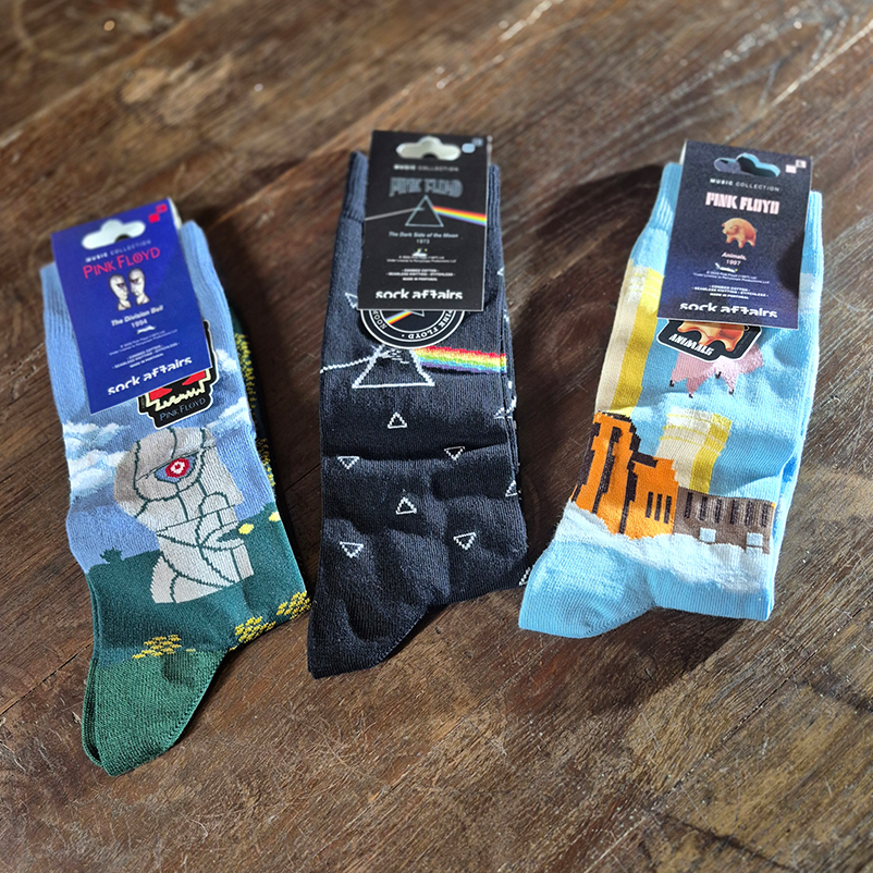 Pack 3x Chaussette Pink Floyd officielle